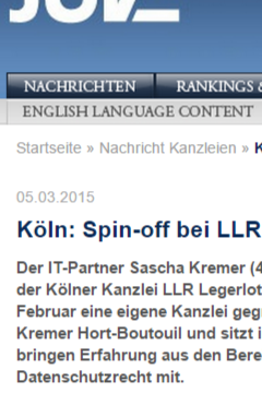 JUVE zur Gründung von LOGIN Partners