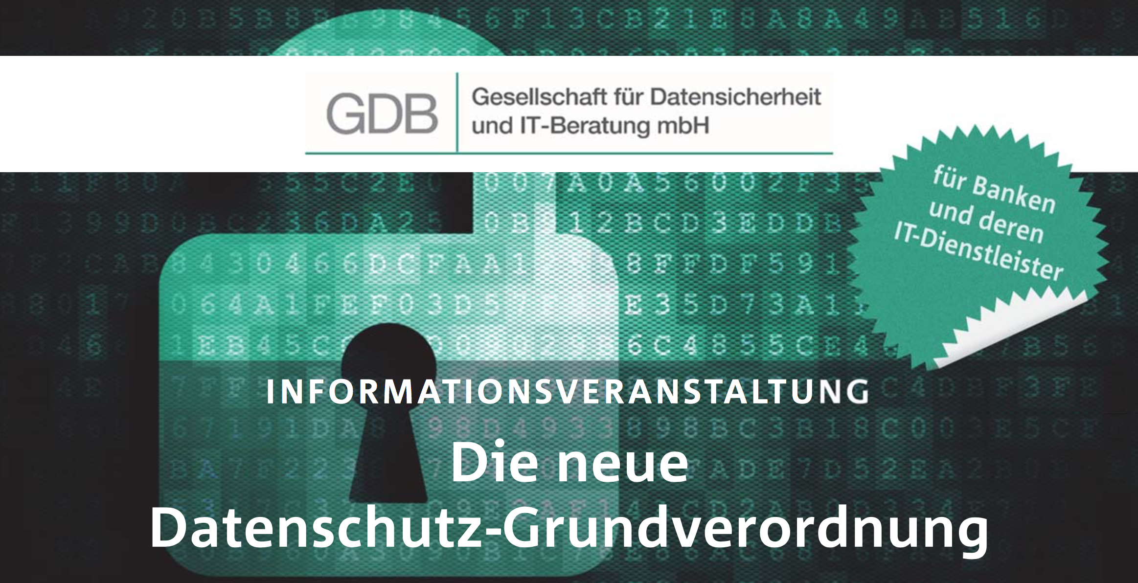 Seminar: Datenschutz-Grundverordnung für Kreditinstitute