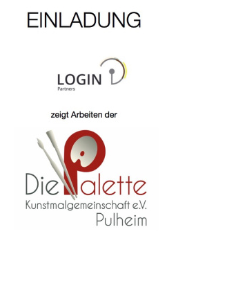 Die Palette Kunstmalgemeinschaft e.V. Pulheim: Vernissage bei LOGIN Partners
