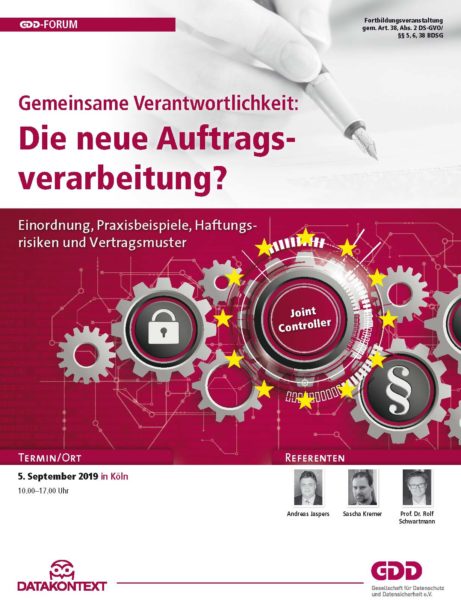 DATAKONTEXT: Neues Seminar zur gemeinsamen Verantwortlichkeit