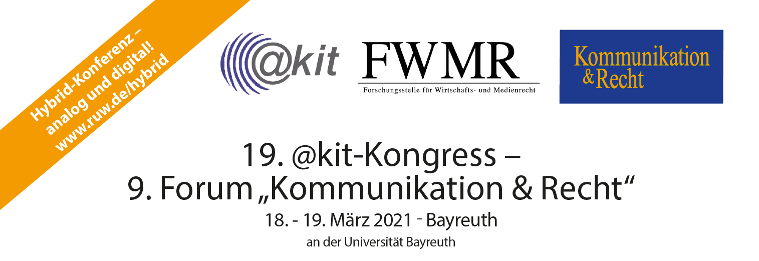 @kit-Kongress – 9. Forum „Kommunikation & Recht“ auch mit uns