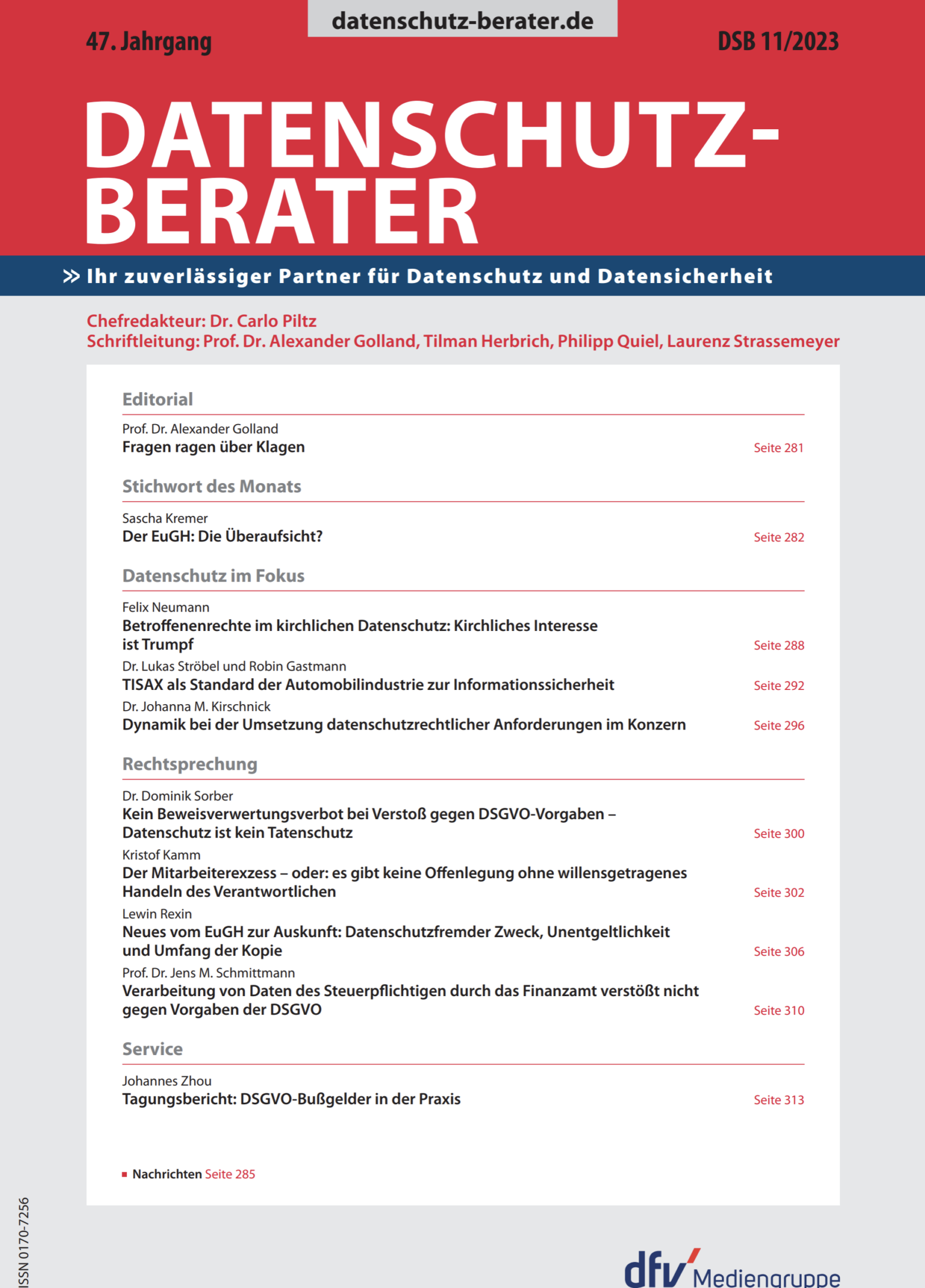 Stichwort des Monats – „Der EuGH: Die Überaufsicht?“